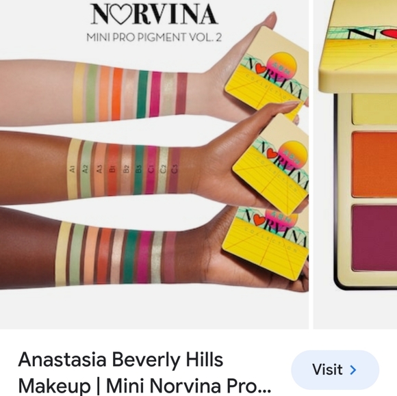 ABH Norvina mini pro vol. 2 bronzer palette make up bundle new - Picture 4 of 4